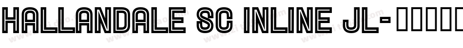 Hallandale SC Inline JL字体转换